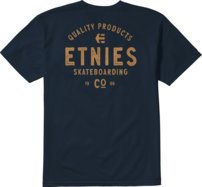 Tričko Etnies - Skate Co Tee Navy Orange