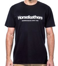 Tričko Horsefeathers - Quarter Black 