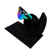 Cyklistické slnečné okuliare Horsefeathers - Scorpio Black Splash Mirror Green