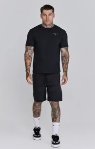 Kraťasy SikSilk - Cargo Shorts Black