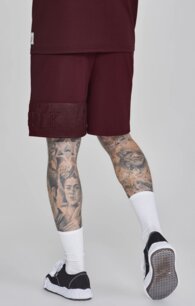 Kraťasy SikSilk - Dynamic Shorts Burgundy