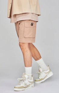 Kraťasy SikSilk - Cargo Shorts Brown