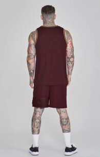 Kraťasy SikSilk - Dynamic Shorts Burgundy