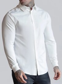 Košeľa Siksilk - Essentials Long Sleeve Shirt white