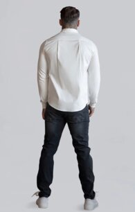 Košeľa Siksilk - Essentials Long Sleeve Shirt white