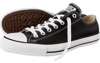 Topánky Converse - Chuck Taylor All Star Leather Ox Black