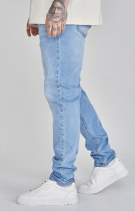 Rifle Siksilk - Drop Crotch Jeans Light Blue