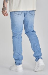 Rifle Siksilk - Drop Crotch Jeans Light Blue