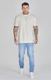 Rifle Siksilk - Drop Crotch Jeans Light Blue